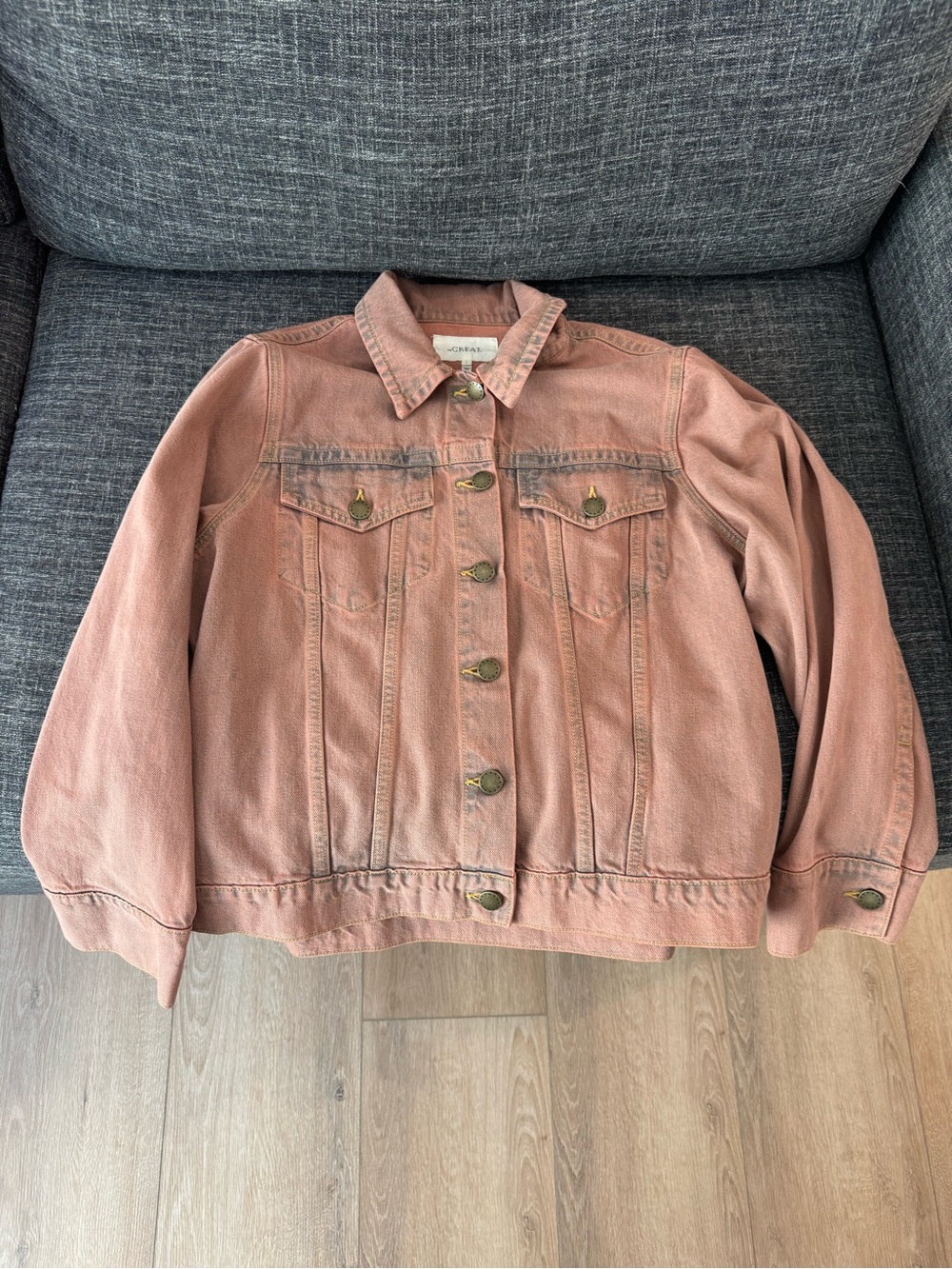 The Great. Denim Jacket in size Medium